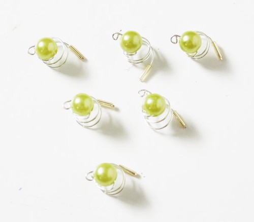 Haarschmuck 6 haarspiralen - haarschmuck,