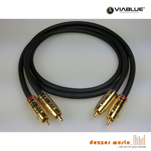 Viablue cinch kabel - viablue, 2x