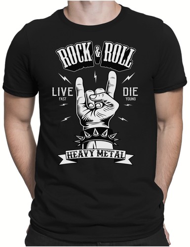 Heavy metal hand herren - hand, |