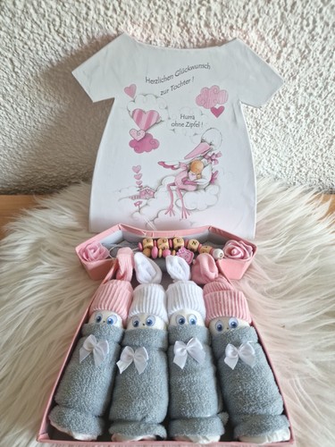 Windeltorte baby geschenkbox - windeltorte,