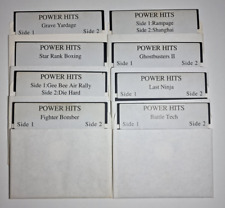 Power Hits Spielesammlung Commodore C64 128 5.25" Diskette 10 Top Spiele