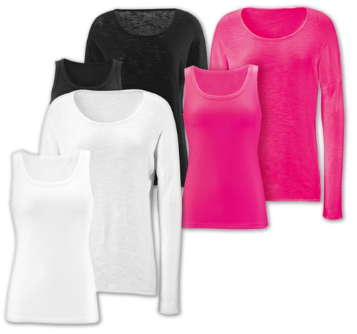 Damen pullover mit top 2er - mit,