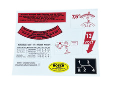 9-Teiliger Aufklebersatz Satz