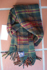 Herren Schal Gant "Made in Scotland" – pure Lambswool - rot grün Karo