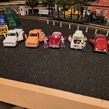 Fahrzeugset 5-tlg. Spur 1 - 1:32 US Oldtimermodelle  sehr detailiert ohne OVP