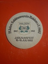 Bierdeckel 1982 Schützen
