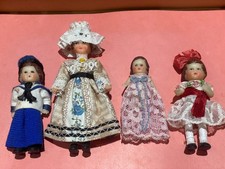 Vintage 50er Jahre Deutsche Puppenstubenfamilie Königseer Puppe Originalverpackt