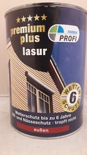 13,32€/L Profi Farben Premium Plus Lasur 0,75L Holz Giebel Balkon Zaun N1016