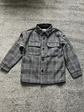 Zara Hemd Jacke kariert Wolle