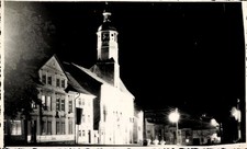 Foto Weißensee in Thüringen, Rathaus bei Nacht - 4393663