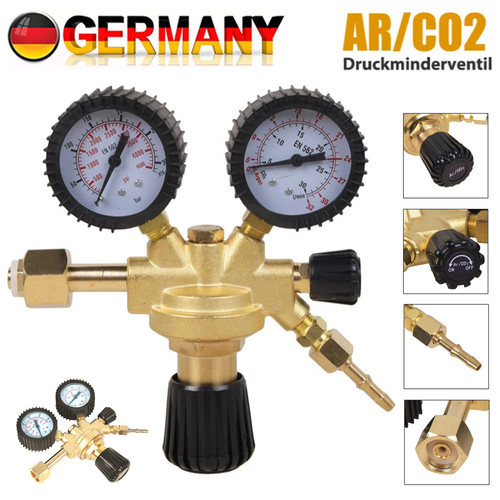 Druckminderer für argon - für, co2