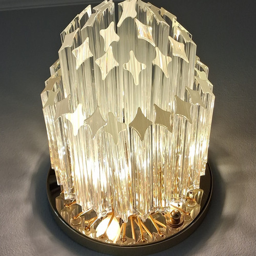 Vintage kristalllampe - vintage,