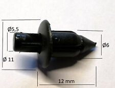 10x 6mm Befestigungs Verkleidungs Clip Clips Auto Roller Mofa Motorrad Quad ATV 