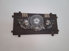 Wanduhr mit Engeln Zinn und