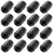 16x Radmuttern Geschlossen M12x1,5 Schwarz Kegel Alufelgen für Kia Picanto Cee'd