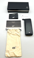 Montblanc Sartorial 2 Stifte, schwarz innen blau, Leder, extrem guter Zustand