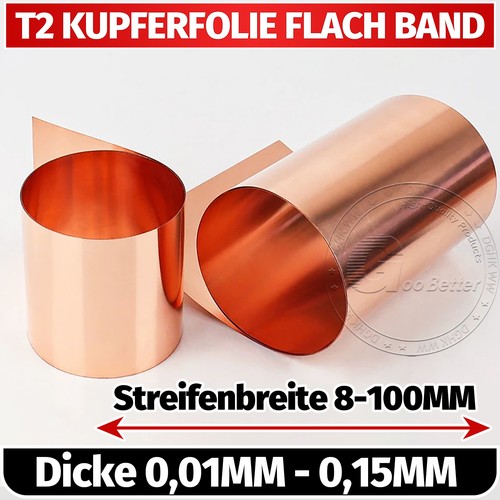 Kupferband platten - platten, 99.9%