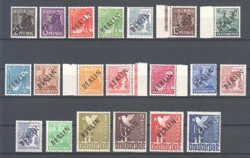 Berlin postfrisch - berlin, 1-20
