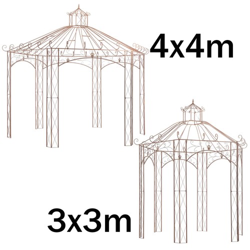 Gartenpavillon 3x3m 4x4m eisen - gartenpavillon,