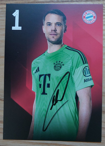 Manuel neuer signiert - signiert,