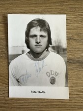 Original Autogramm Peter Kotte DFV DDR Olympia 76 SG Dynamo Dresden Unterschrift