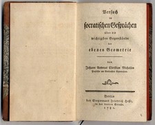 1781 Michelsen: Versuch in
