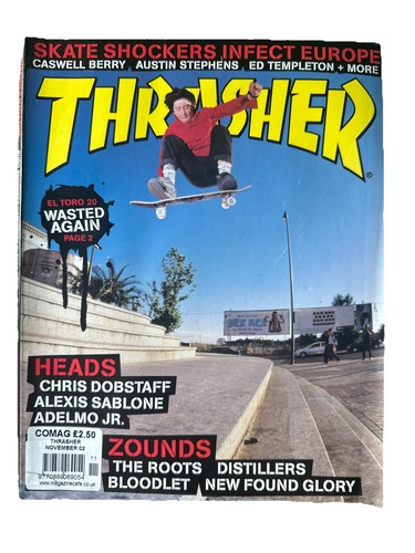 Thrasher skateboard magazine - skateboard,