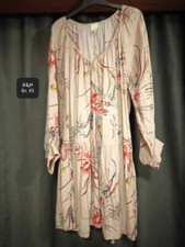 schönes Midi Kleid XS H&M, Blumenmuster, Damen, Teen, Mädels, Mädchen