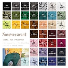 Sommersweat Meterware -