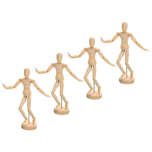 Holz mannequin figur - 8", figur,