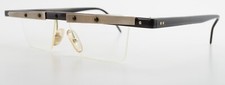 THEO BELGIUM Brille Modell Lambda 7 Buff Buffalohorn Hornbrille Vintage Rimless