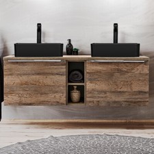 Doppelwaschtisch-Unterschrank