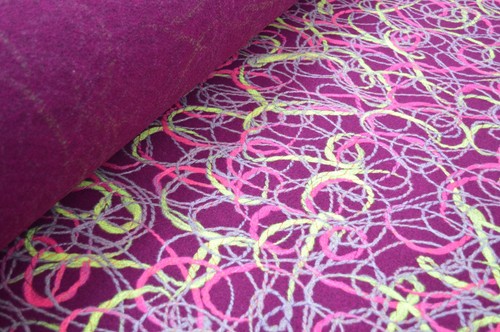 Wollfilz 3mm stark magenta - 3mm,
