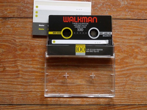 Sony walkman kassette - kassette, typ2