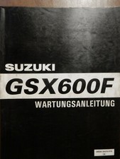 Originale Reparaturanleitung SUZUKI GSX 600 F