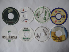 8 Pilsdeckchen, verschiedene
