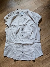 Bluse Kurzarm Shirt H&M Beige