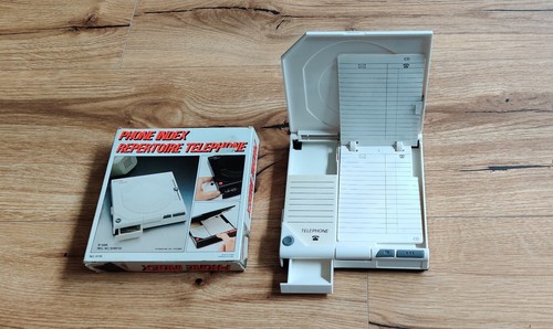 Retro vintage phone index - retro,
