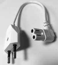 kurz kurzes Euro Kabel Anschlußkabel Stromkabel Links Rechts gewinkelt 20cm ?