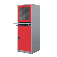 Computerschrank PC-Schrank mit Schublade Computer-Arbeitsstation Metall Betrieb