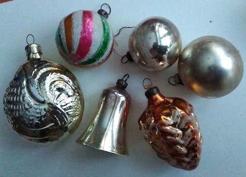 Alte weihnachtskugeln antik - alte,