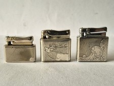 3 Alte Benzinfeuerzeuge 1x835 , 1x 925 Silber ,Ibelo,Colibrì,1000 Zünder DPR.