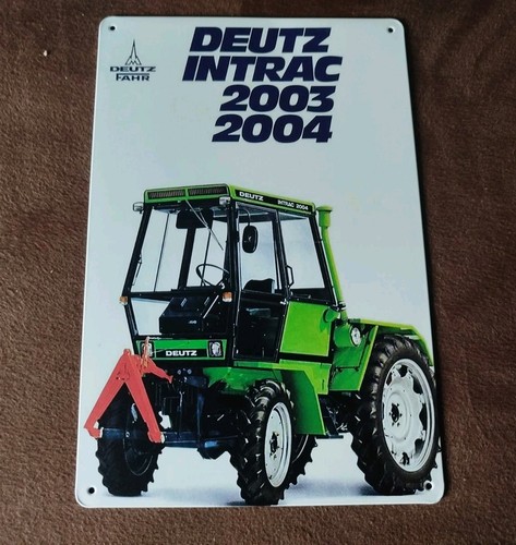 Blechschild deutz intrac - blechschild,