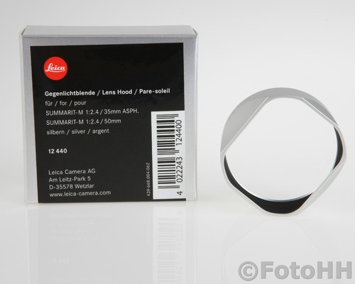 Leica lens hood for - lens,