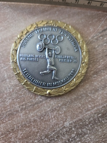 Medaille gewichtheben wolfgang - medaille,