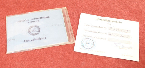 Ddr fahrerlaubnis - ddr,