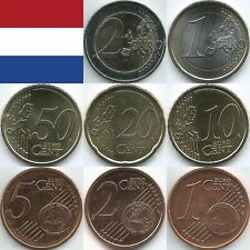 Niederlande Euromünzen von 1999 bis 2025, unzirkuliert/bankfrisch