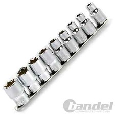 AUßEN-TX NUSS-SATZ E-PROFIL STERN E10-E24 9-tlg. 1/2" ZOLL für z.B. OPEL etc.