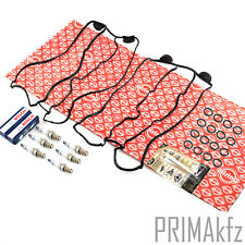 2x ELRING Zylinderkopfhaube O-Ring + Zündkerzen für OPEL Omega Vectra 2.5 3.2 V6