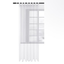 Gardine transparent Ösenschal